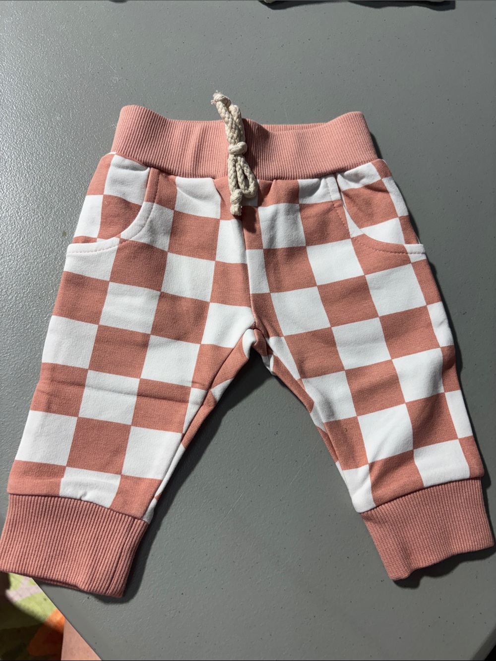 Blush lotus 0/3 month pants
